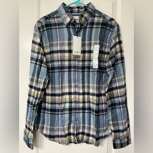 NWT Goodfellow Men’s Plaid Shirt Size M